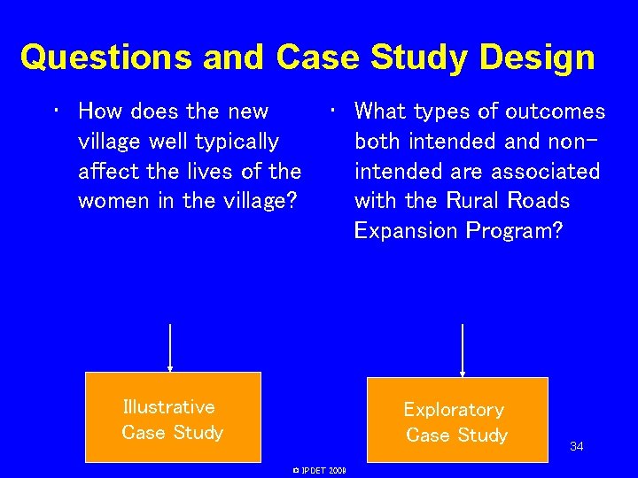 Questions and Case Study Design • How does the new village well typically affect Questions and Case Study Design • How does the new village well typically affect