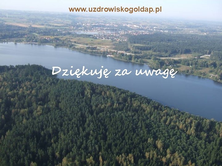 www. uzdrowiskogoldap. pl Dziękuję za uwagę 