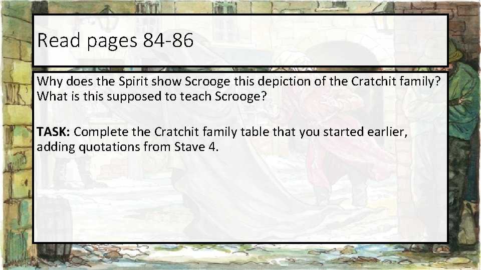 A Christmas Carol Stave Four Tuesday Learning Purposes