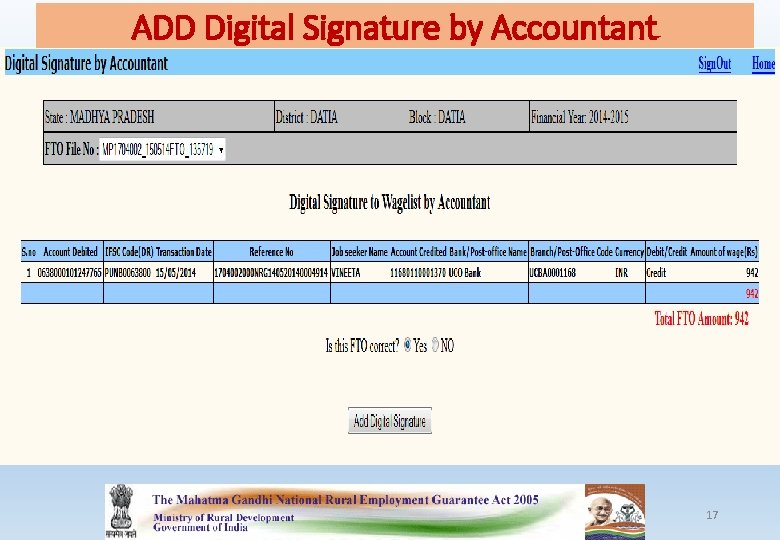 ADD Digital Signature by Accountant 17 
