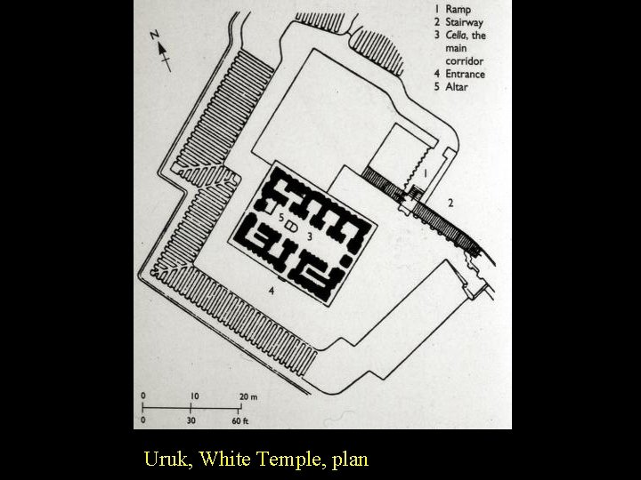 Uruk, White Temple, plan 