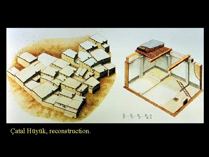 Çatal Hüyük, reconstruction. 