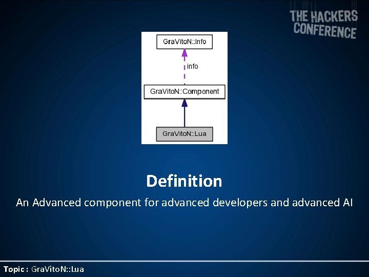 Definition An Advanced component for advanced developers and advanced AI Topic : Gra. Vito.