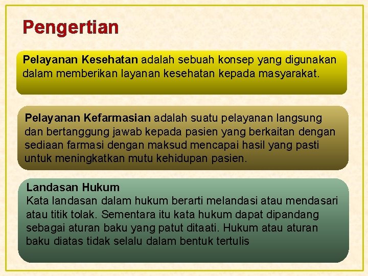 Pengertian Pelayanan Kesehatan adalah sebuah konsep yang digunakan dalam memberikan layanan kesehatan kepada masyarakat.