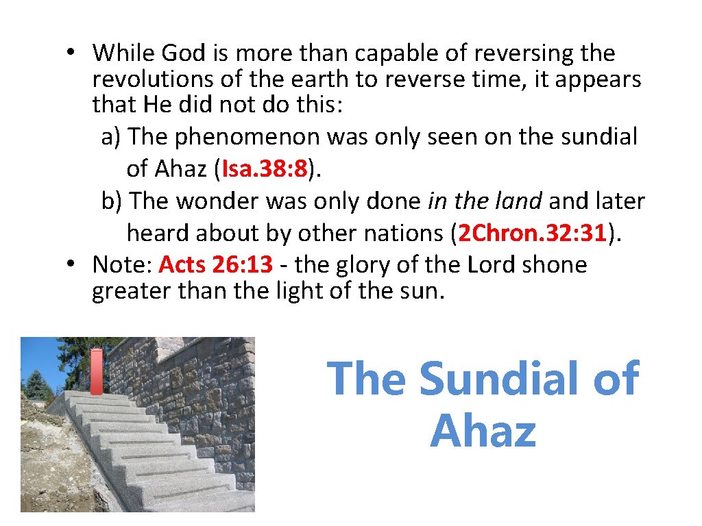 • While God is more than capable of reversing the revolutions of the • While God is more than capable of reversing the revolutions of the