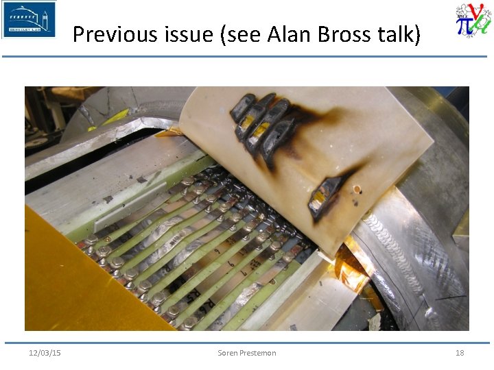 Previous issue (see Alan Bross talk) 12/03/15 Soren Prestemon 18 