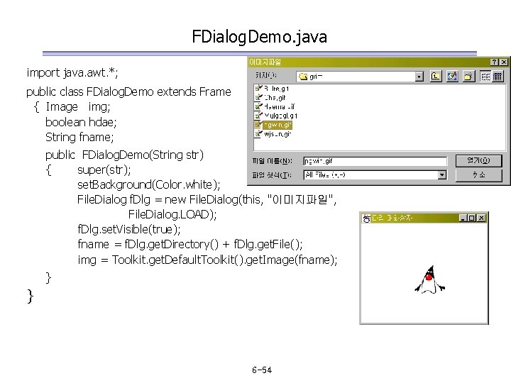 FDialog. Demo. java import java. awt. *; public class FDialog. Demo extends Frame {