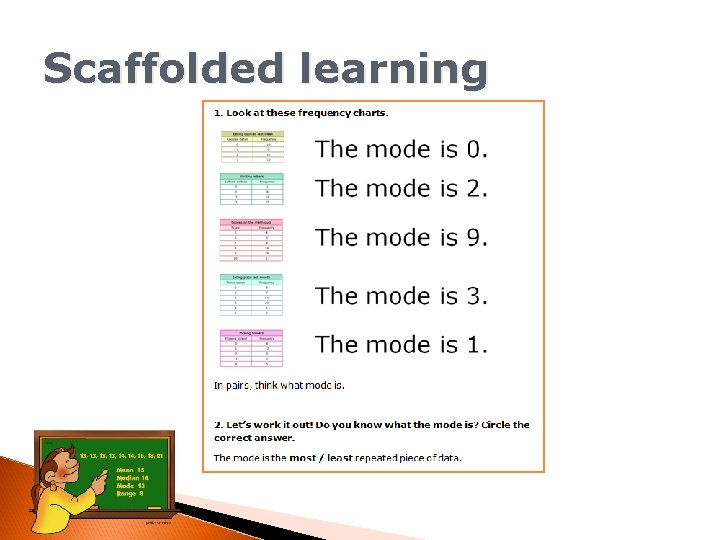 Scaffolded learning 