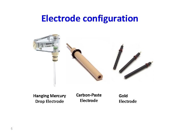 Electrode configuration 5 