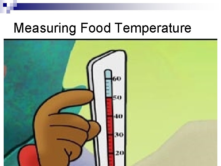 Measuring Food Temperature 