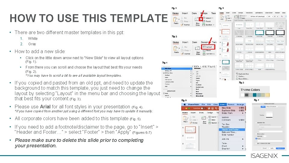 Fig. 1 Fig. 2 HOW TO USE THIS TEMPLATE • There are two different