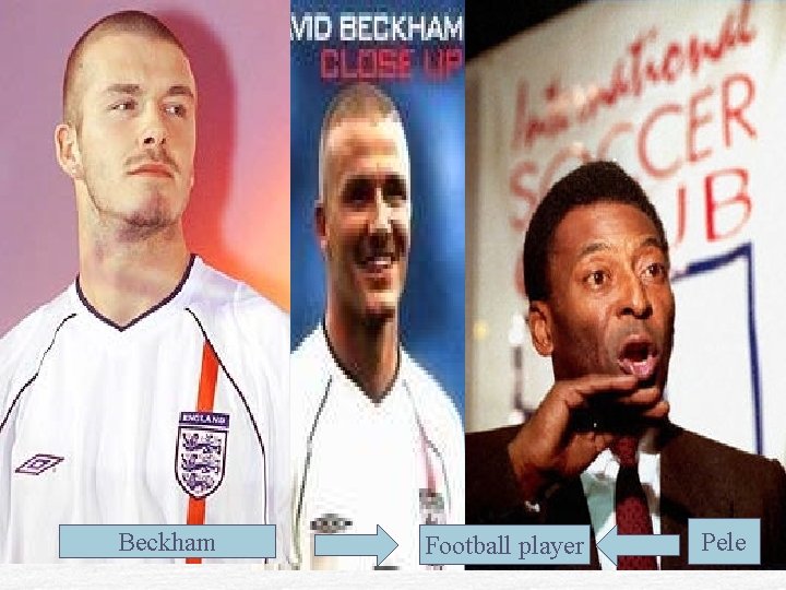 Beckham Football player Pele 