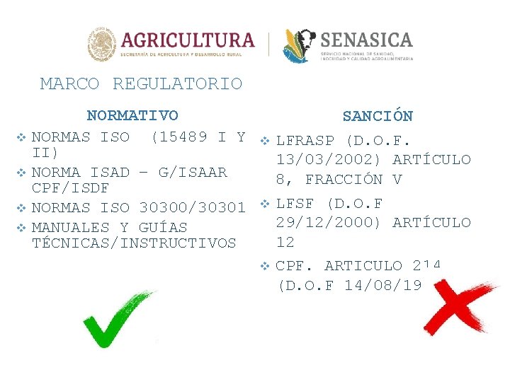 MARCO REGULATORIO NORMATIVO v NORMAS ISO (15489 I Y II) v NORMA ISAD –