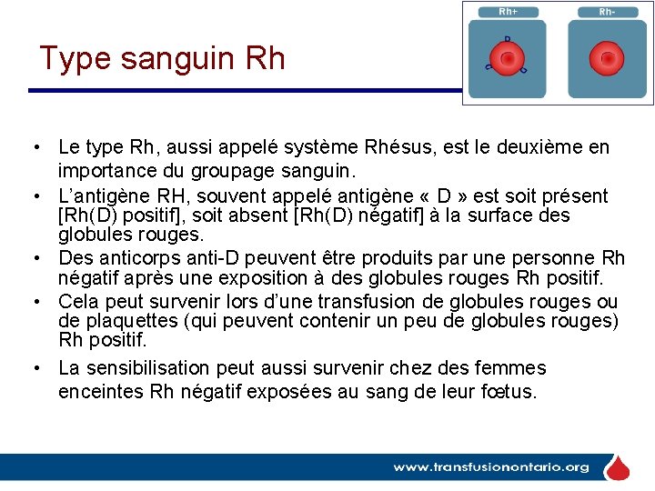 Ladministration de produits sanguins Sang difficult Module 2