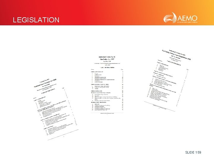 LEGISLATION SLIDE 159 