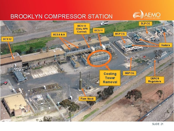 BROOKLYN COMPRESSOR STATION Cooling Tower Removal SLIDE 21 