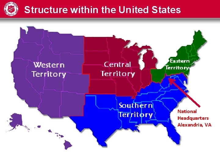 Structure within the United States National Headquarters Alexandria, VA 