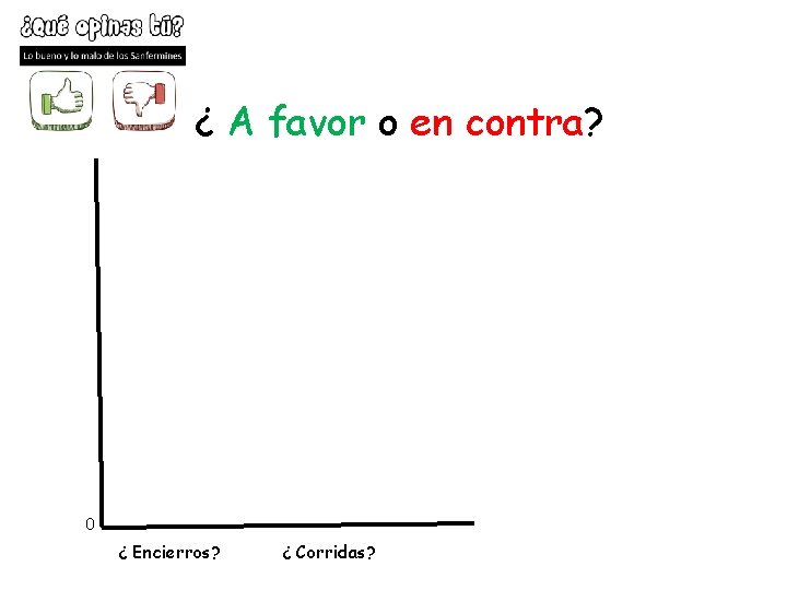 ¿ A favor o en contra? 0 ¿ Encierros? ¿ Corridas? 