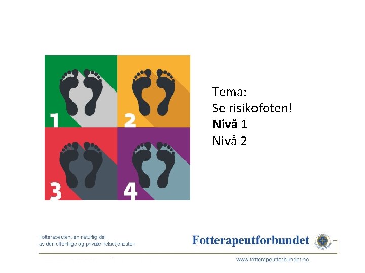 Tema: Se risikofoten! Nivå 1 Nivå 2 