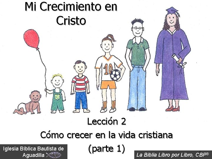 Mi Crecimiento en Cristo Lección 2 Cómo crecer en la vida cristiana Iglesia Bíblica