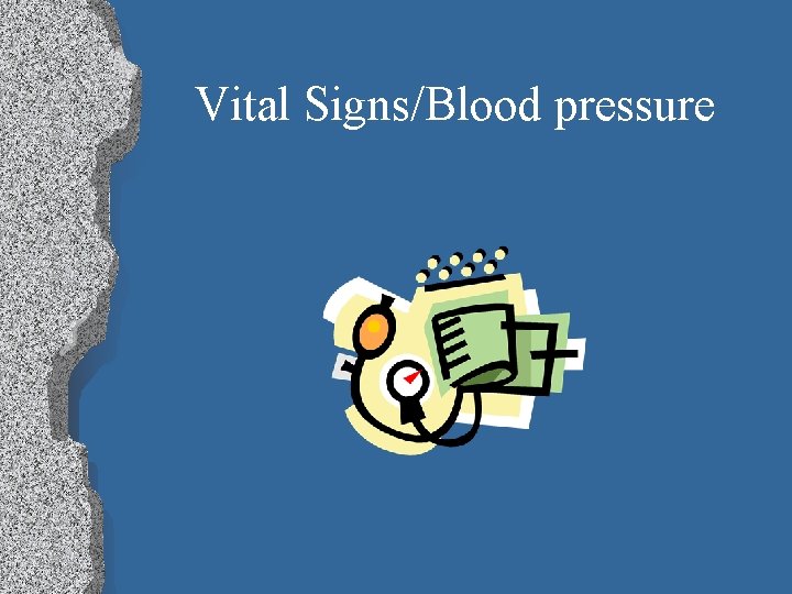 Vital Signs/Blood pressure 