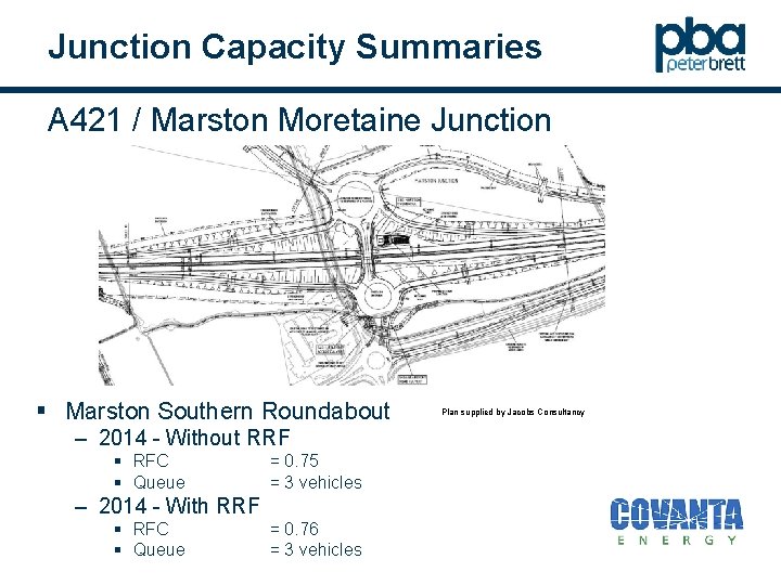 Junction Capacity Summaries A 421 / Marston Moretaine Junction § Marston Southern Roundabout –