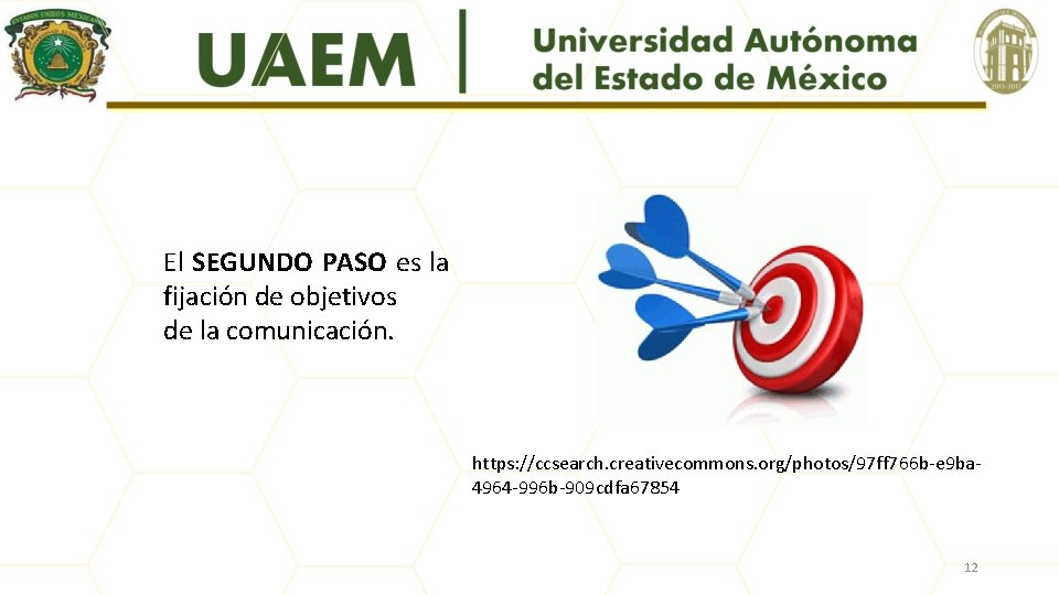 El SEGUNDO PASO es la fijación de objetivos de la comunicación. https: //ccsearch. creativecommons.