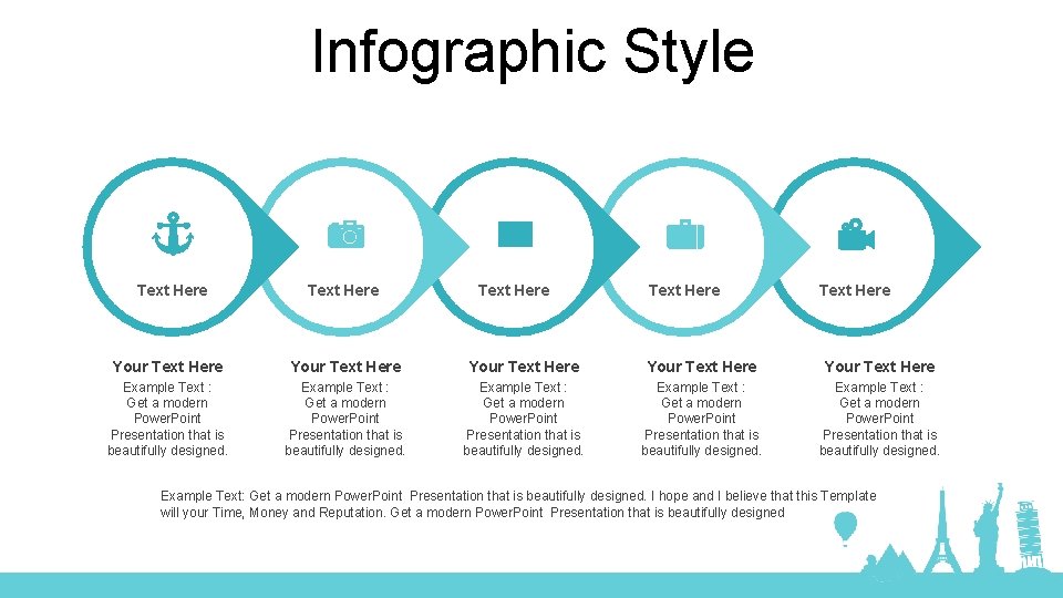 Infographic Style Text Here Text Here Your Text Here Your Text Here Example Text