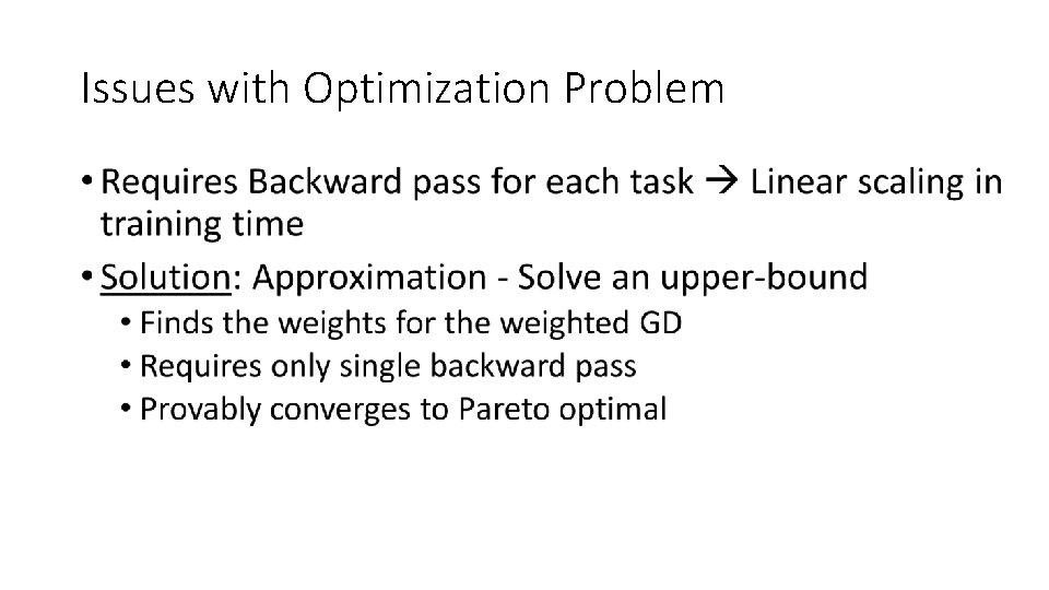 Issues with Optimization Problem 