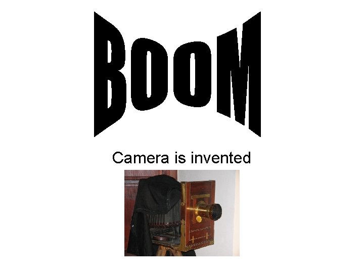 Camera is invented Camera is invented