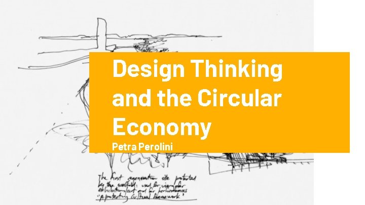 Design Thinking and the Circular Economy Petra Perolini 