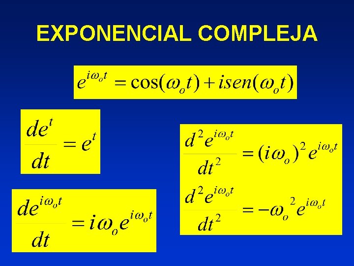 EXPONENCIAL COMPLEJA 