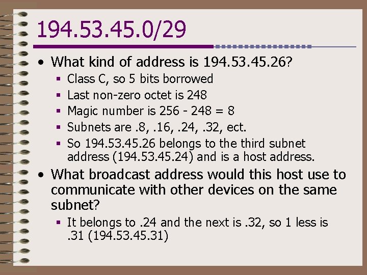 194. 53. 45. 0/29 • What kind of address is 194. 53. 45. 26?