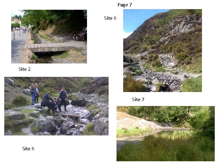 Page 7 Site 6 Site 2 Site 7 Site 6 