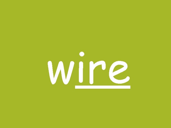 wire 