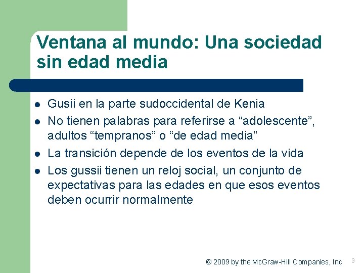 Ventana al mundo: Una sociedad sin edad media l l Gusii en la parte Ventana al mundo: Una sociedad sin edad media l l Gusii en la parte