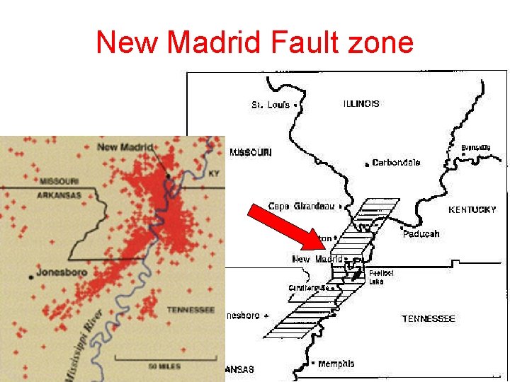 New Madrid Fault zone 