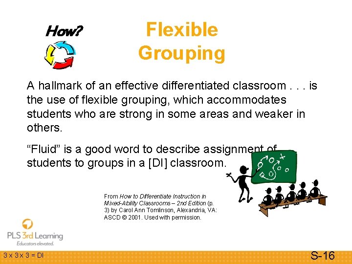 How? Flexible Grouping A hallmark of an effective differentiated classroom. . . is the How? Flexible Grouping A hallmark of an effective differentiated classroom. . . is the