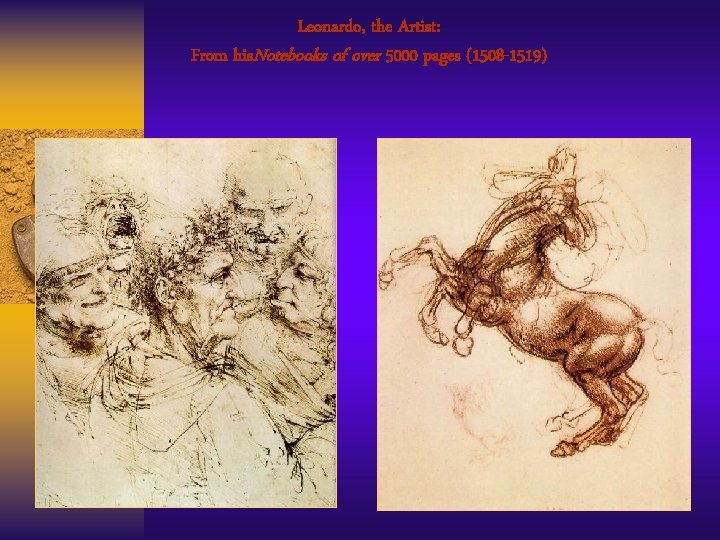 Leonardo, the Artist: From his. Notebooks of over 5000 pages (1508 -1519) 