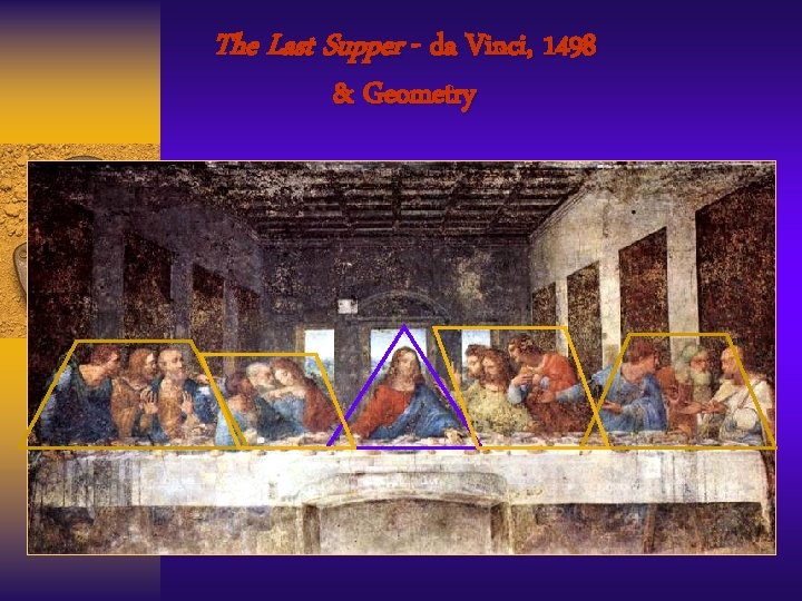 The Last Supper - da Vinci, 1498 & Geometry 