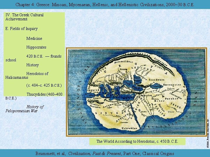 Chapter 4: Greece: Minoan, Mycenaean, Hellenic, and Hellenistic Civilizations, 2000– 30 B. C. E.