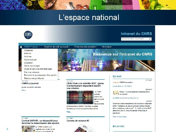 L’espace national 4 L’espace national 4