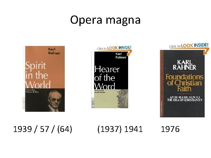 Opera magna 1939 / 57 / (64) (1937) 1941 1976 