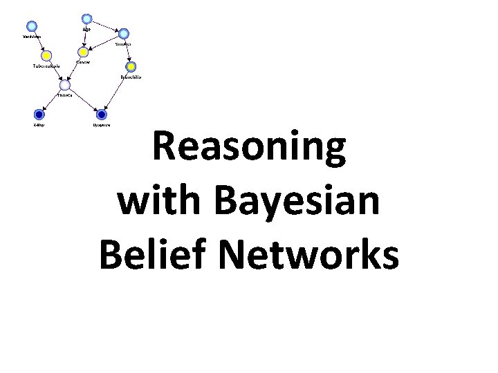 Reasoning with Bayesian Belief Networks 