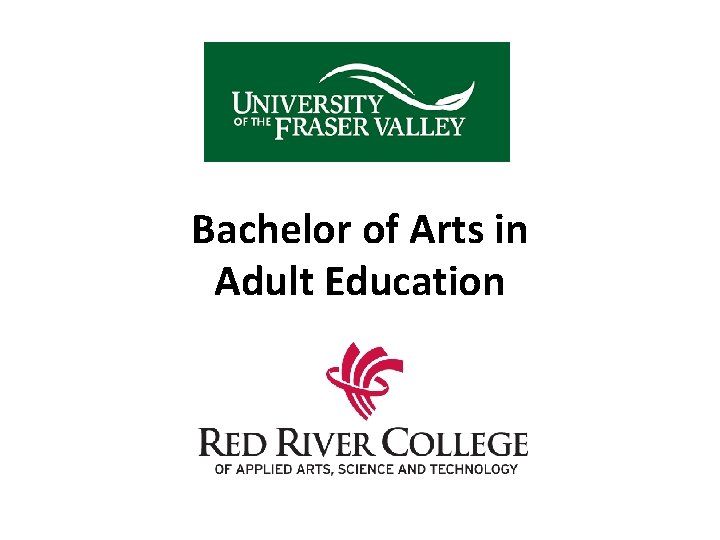 Bachelor of Arts in Adult Education 