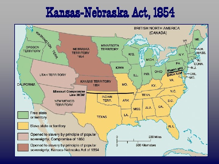 Kansas-Nebraska Act, 1854 