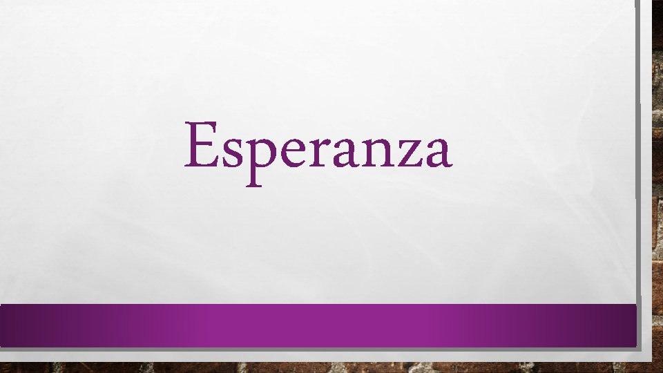 Esperanza 