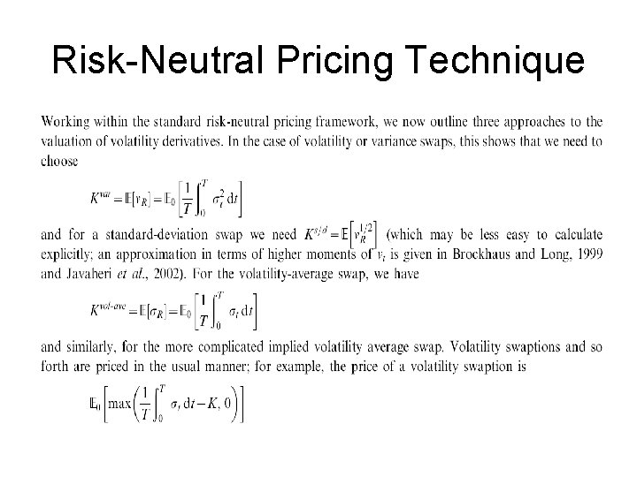 Risk-Neutral Pricing Technique 