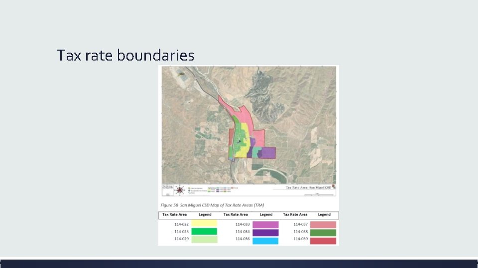 Tax rate boundaries 