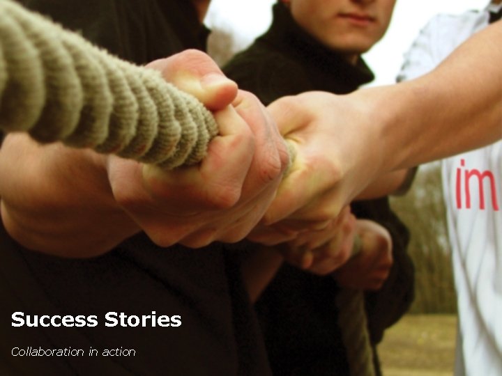 Success Stories Collaboration in action 